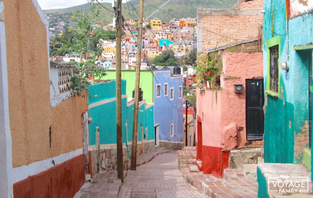 Callejones de Guanajuato au Mexique