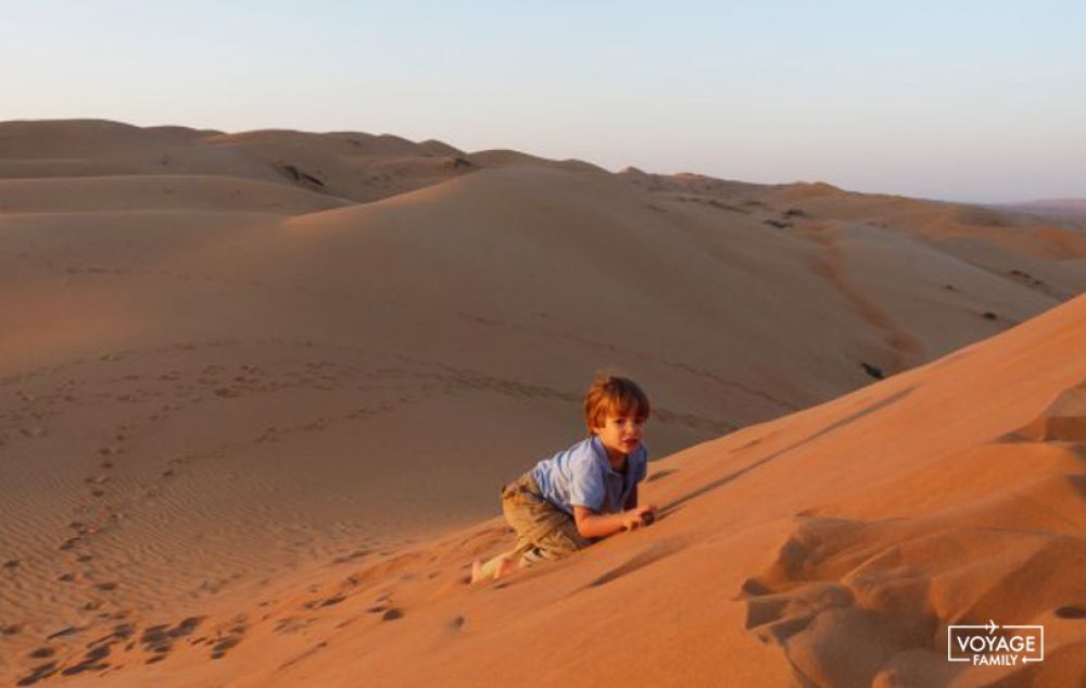 sultanat oman voyage famille d&eacute;sert wahiba