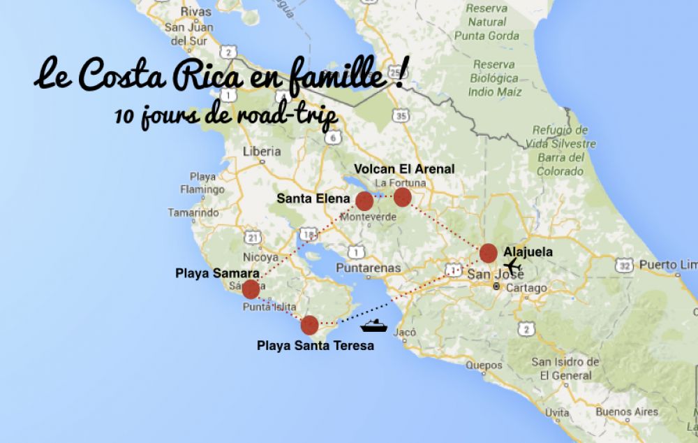 costa rica avec enfants