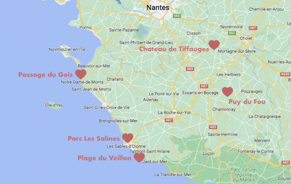 visiter la vendée