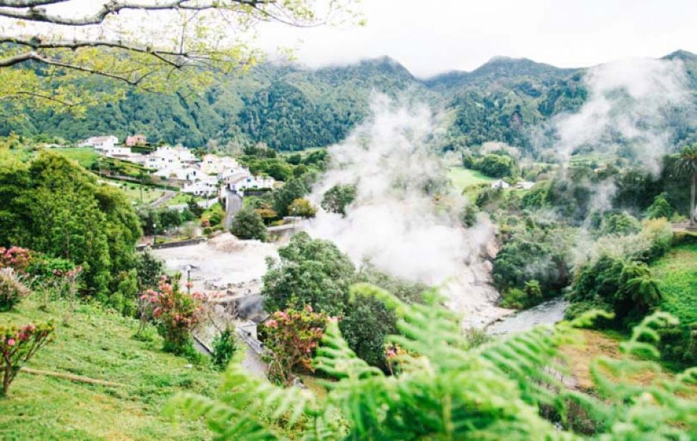 Furnas &agrave; Sao miguel aux a&ccedil;ores