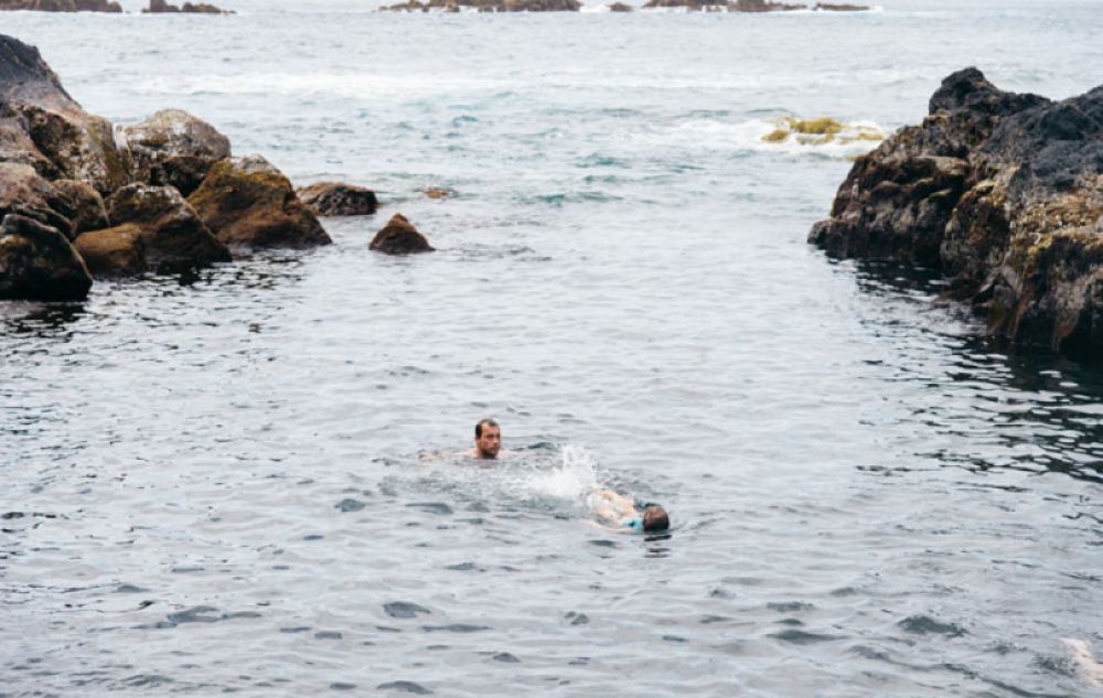 Baignade &agrave; Sao Miguel les A&ccedil;ores