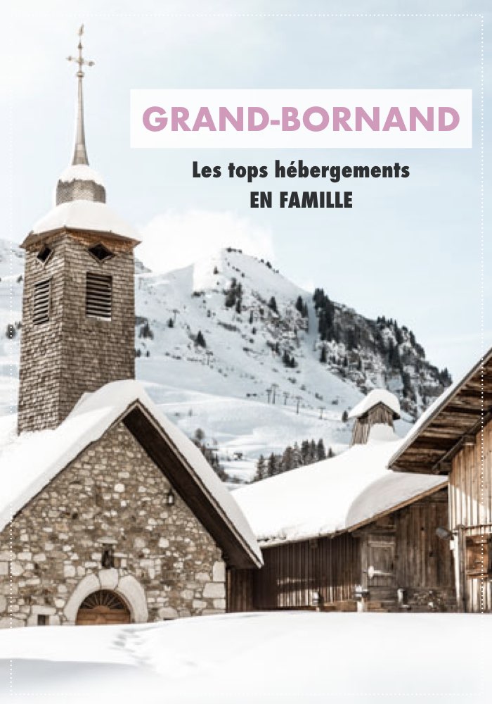 grand bornand hebergement