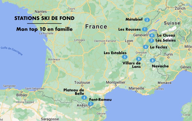 stations de ski de fond