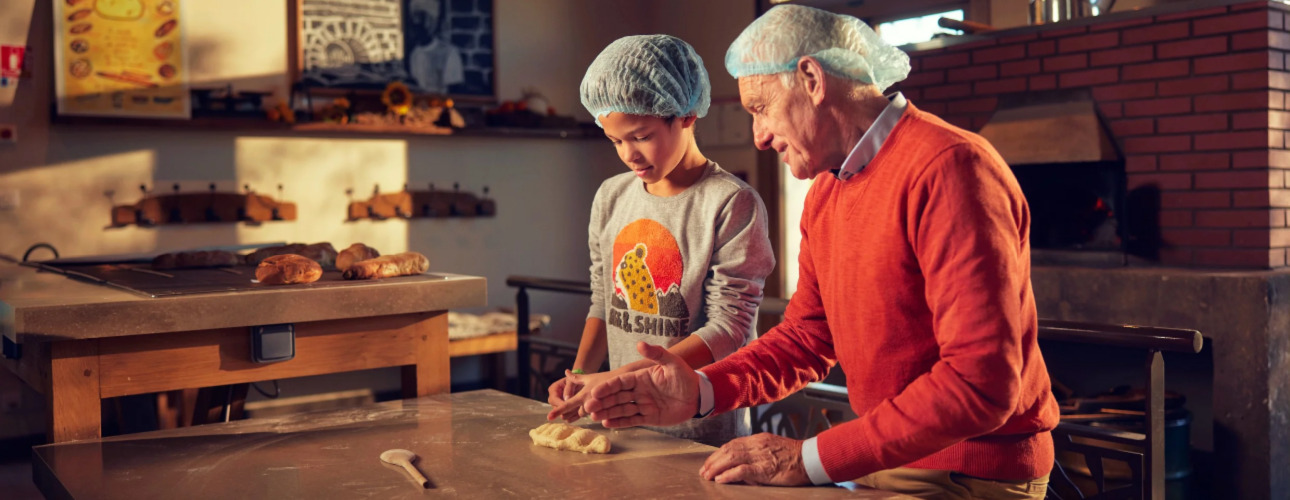 Atelier boulangerie en famille