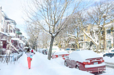 montreal en famille, canada en hiver