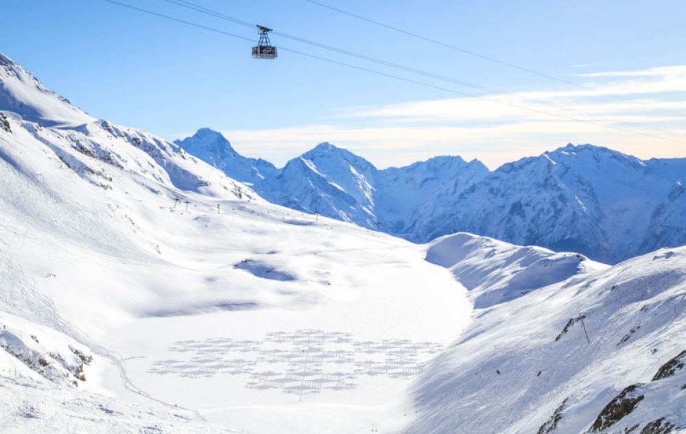 L'Alpe d'Huez en hiver 