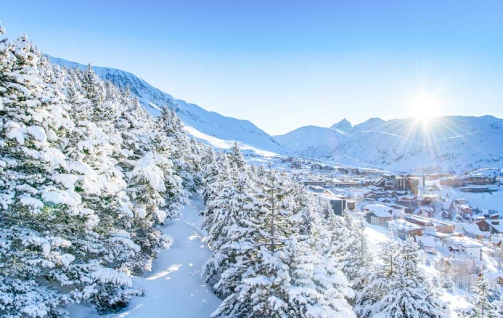 L'Alpe d'Huez en Hiver