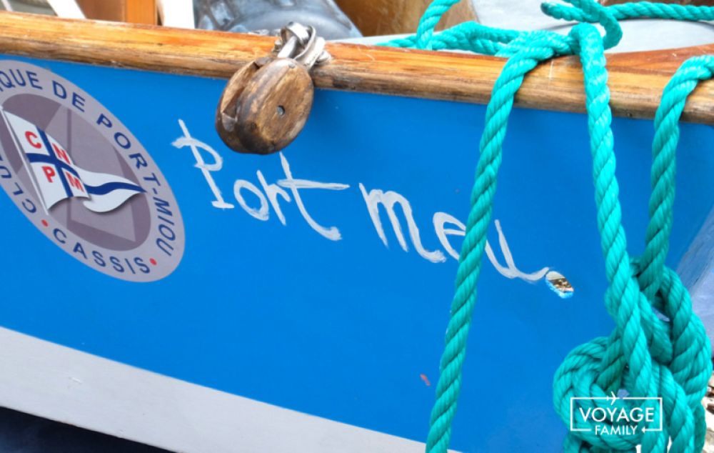 barque de la calanque de Port Miou