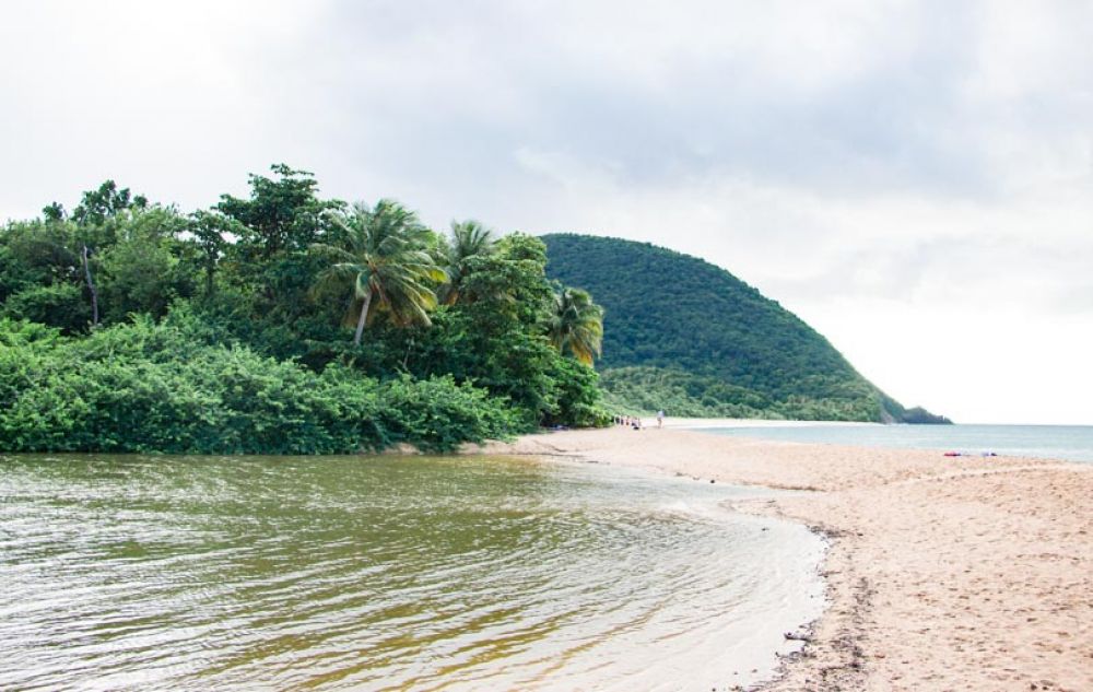 Basse-Terre et la plage de Grande Anse