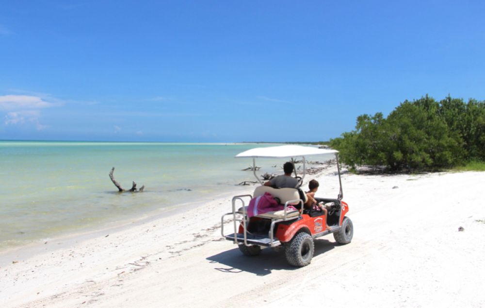 buggy à louer isla holbox mexique