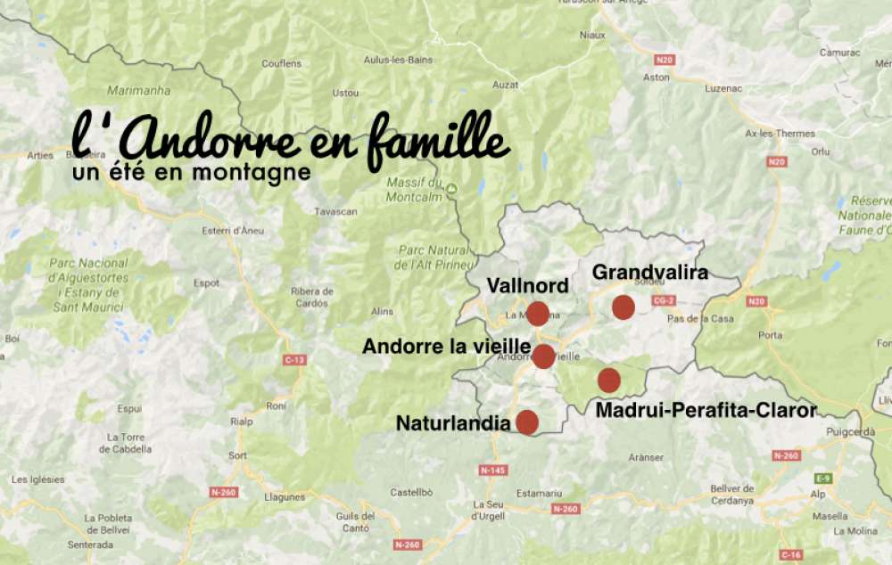 carte vacances andorre famille