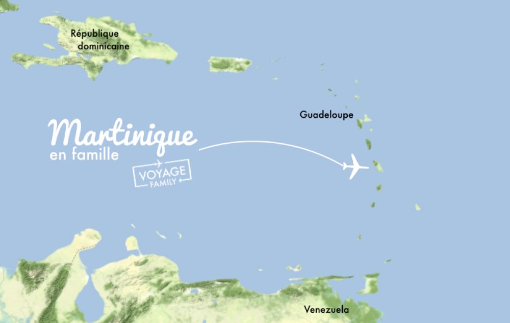 carte voyage martinique famille