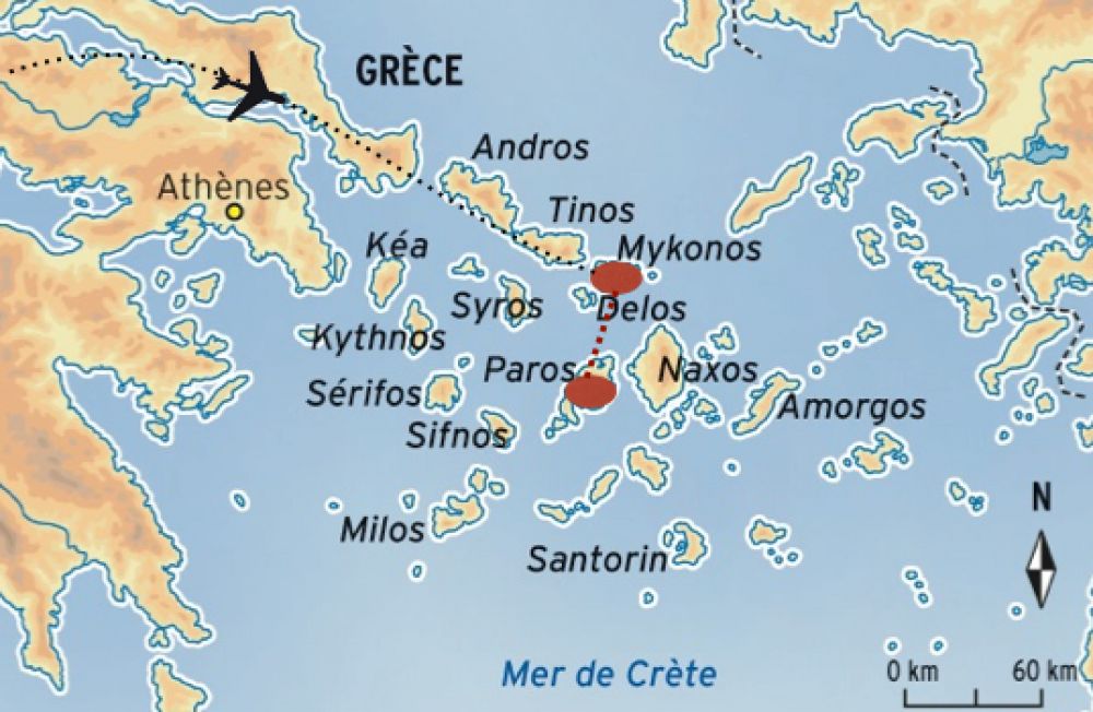 Les cyclades en famille