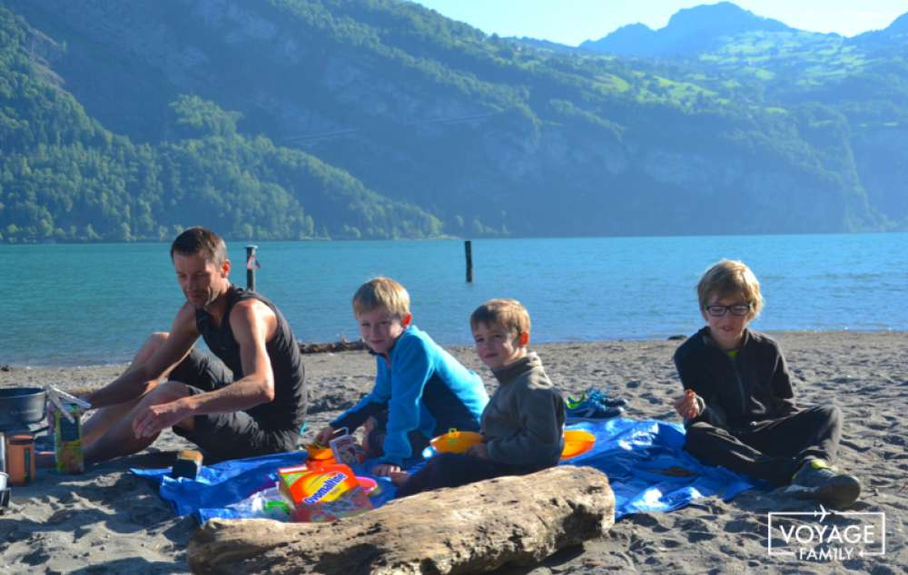 cyclotourisme en famille en suisse