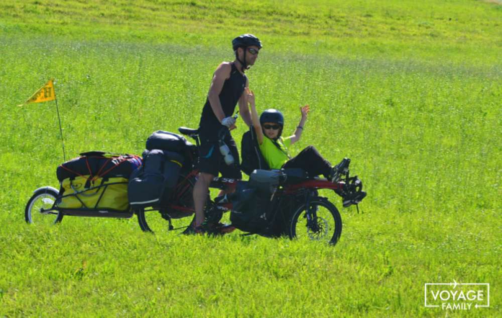 cyclotourisme en famille