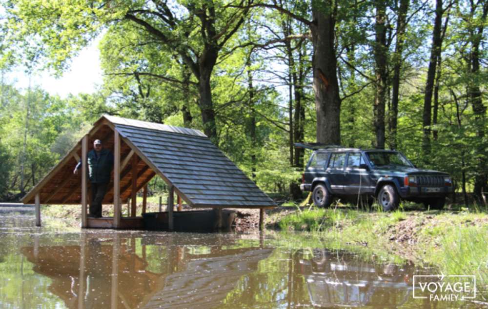 cabane sur l'eau