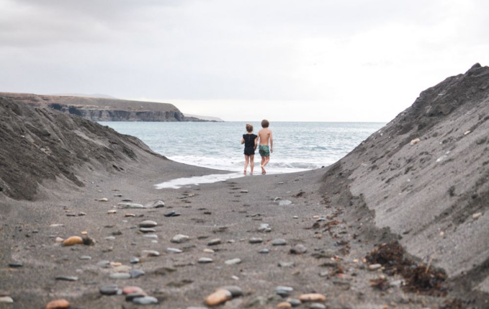 plage Ajuy fuerteventura en famille