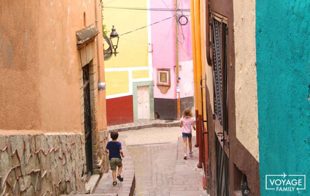 les ruelles de guanajuato au mexique