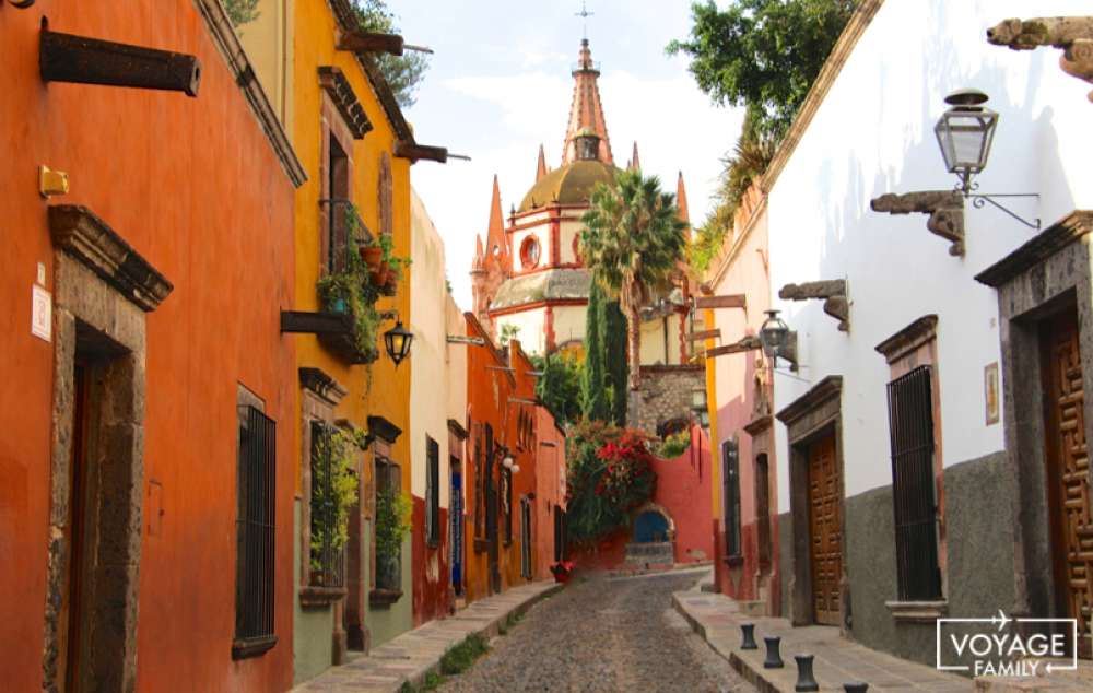 san miguel de allende, ville coloniale, mexique