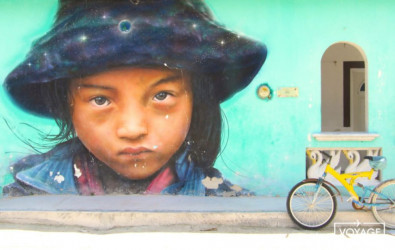 street art holbox mexique