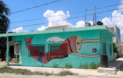 peintures murales holbox mexique
