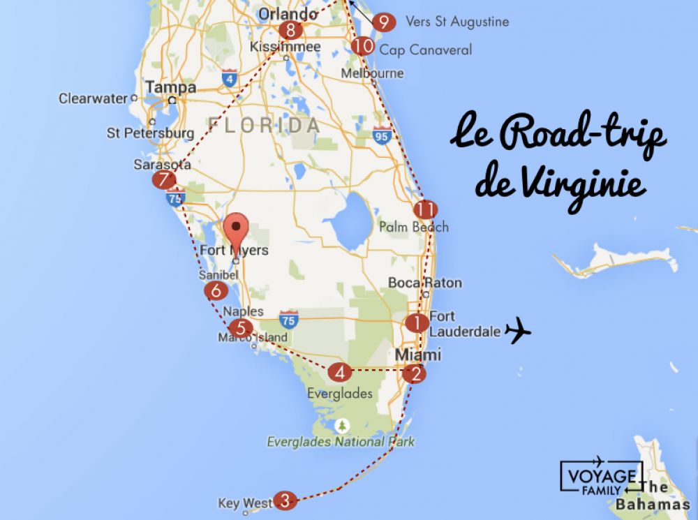 Louer une voiture pour un road trip en Floride