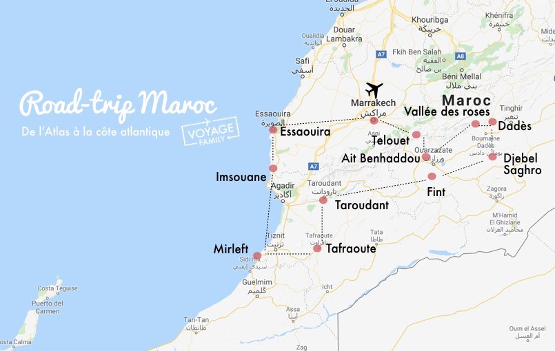 que faire au maroc : itinéraire