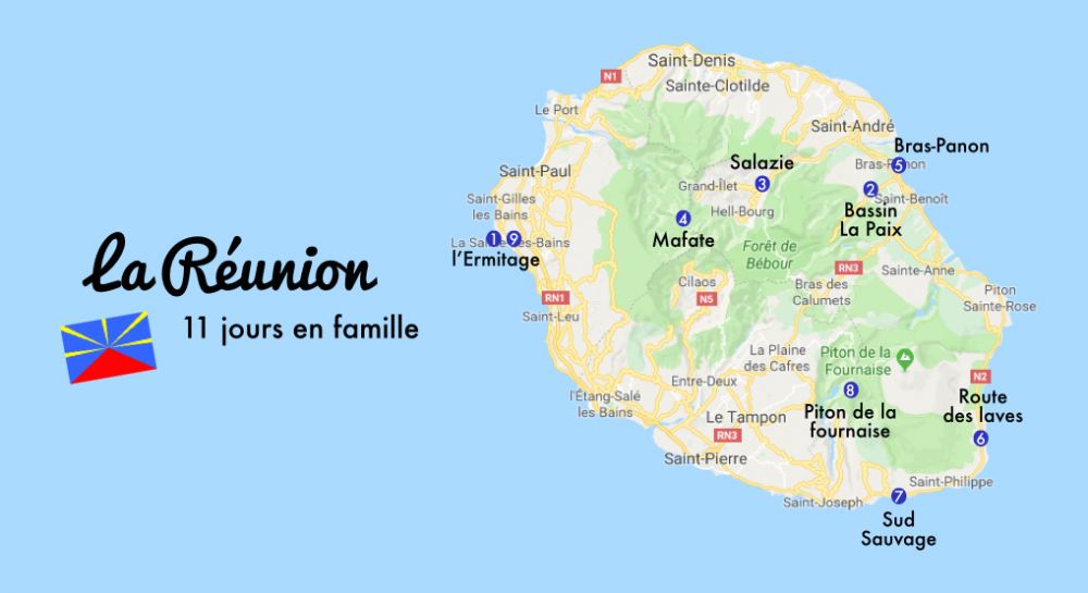 vacances à la reunion en famille