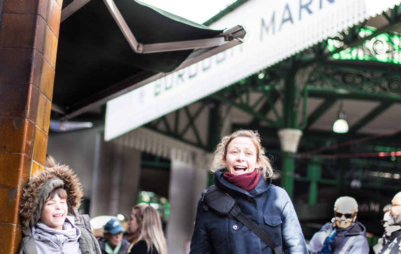 visiter Londres avec enfants au Borough Market