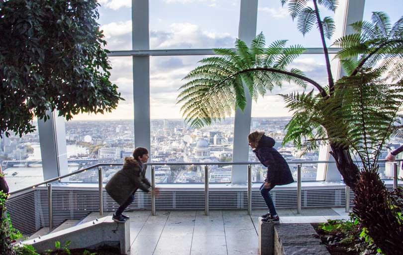 Sky Garden à Londres avec les enfants