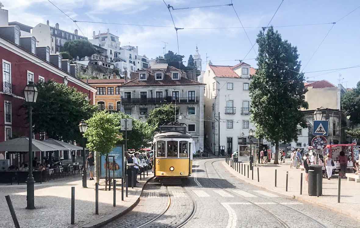 que faire à Lisbonne : le tramway