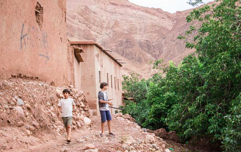 que faire au Maroc : vallée des roses