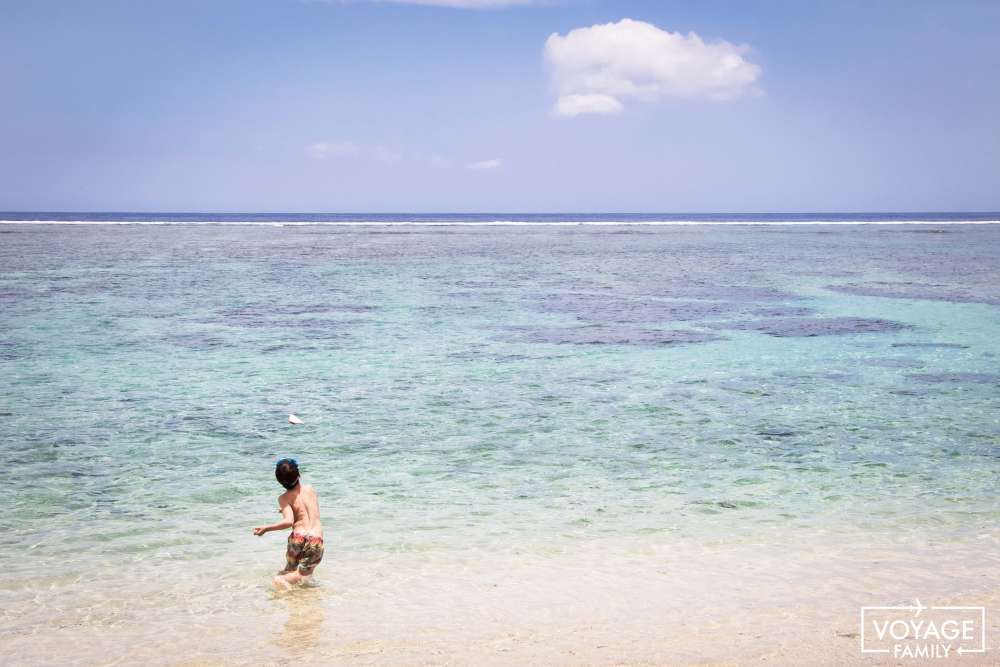 plage de la Saline à la Réunion en famille