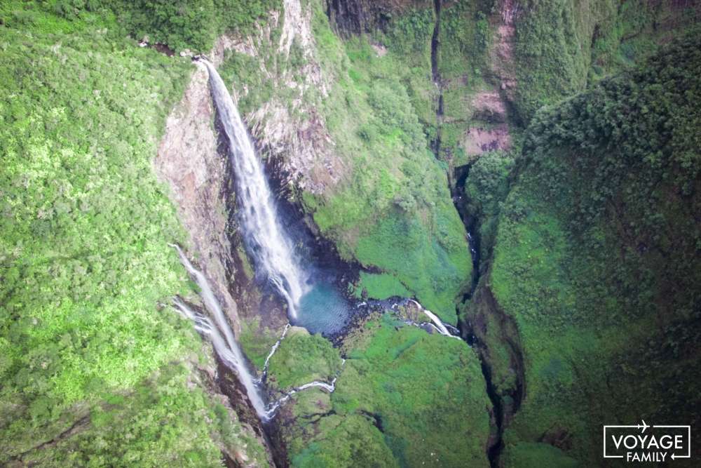 vue helicoptère à la Réunion