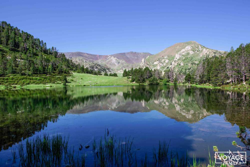 lac montagne été vacances andorre famille