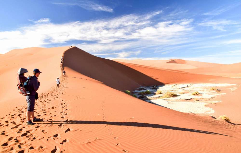 visiter la namibie : désert de Sossusvlei