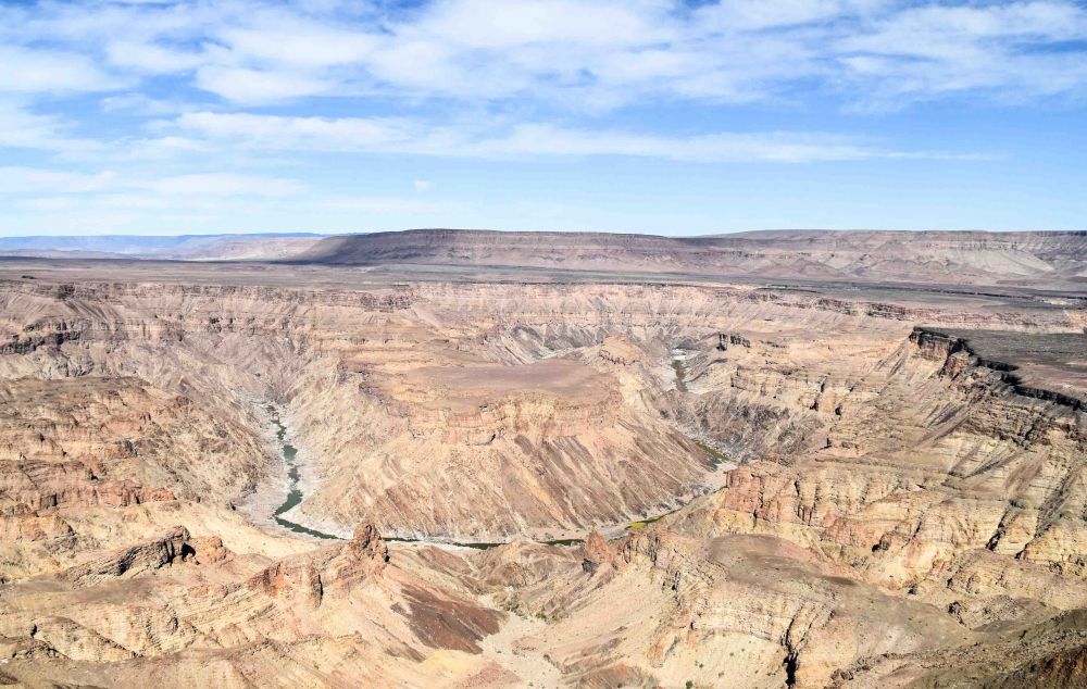 visiter la namibie : fish river Canyon