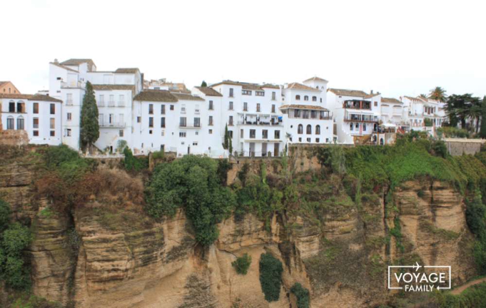 Ronda en Andalousie en famille