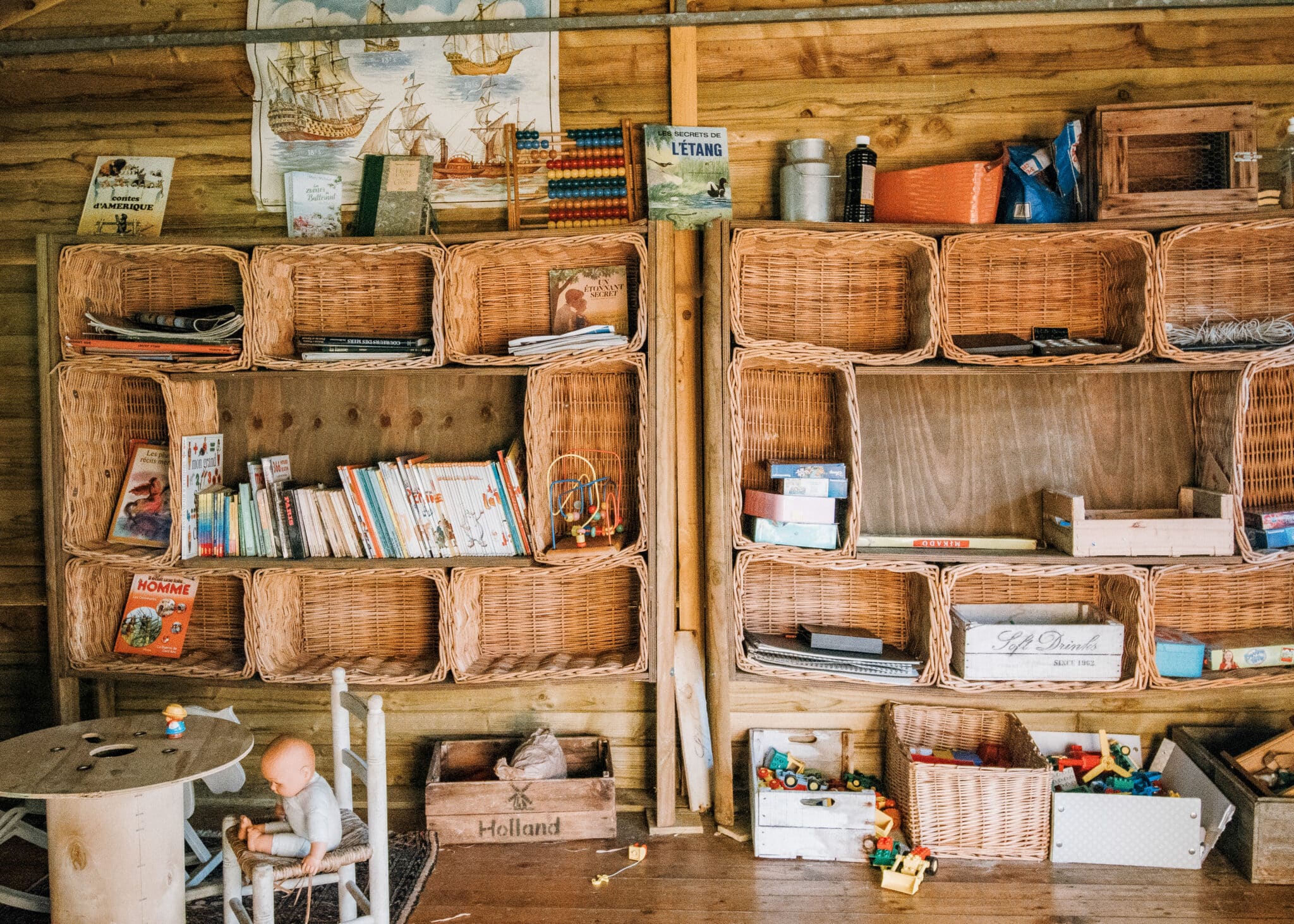 Séjour à la ferme unique avec Un Lit au Pré