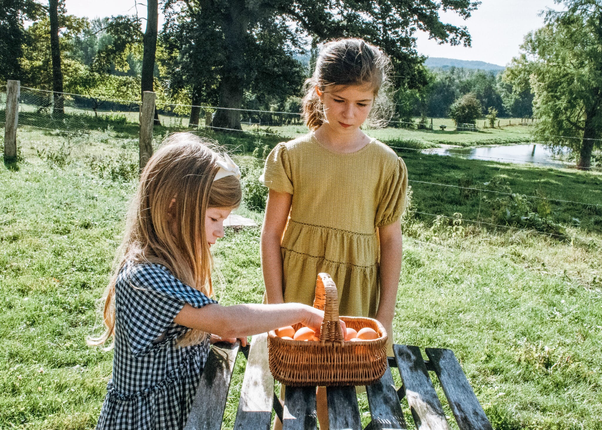 Séjour à la ferme unique avec Un Lit au Pré
